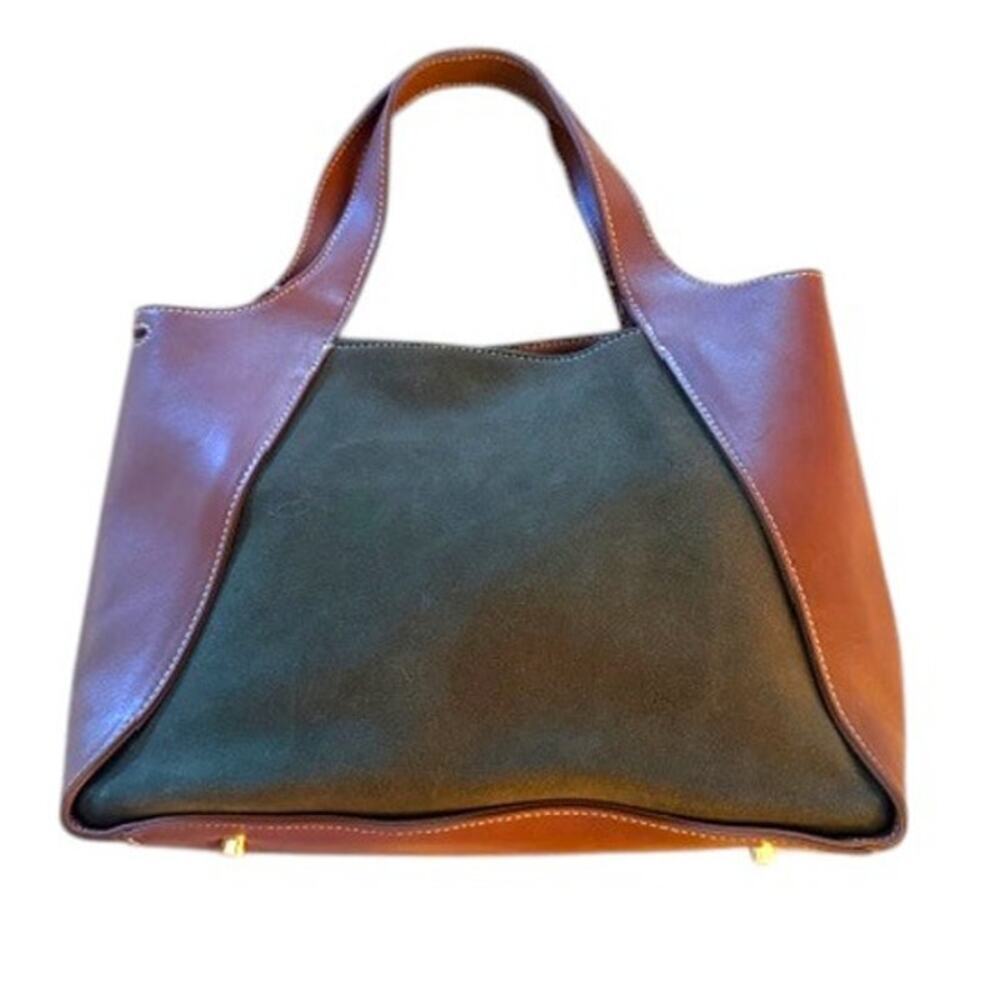 J. McLaughlin Brielle Leather Suede Tote - Picture 4 of 8